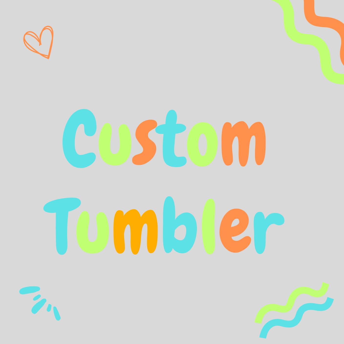 Custom Tumbler HOLOGRAPHIC