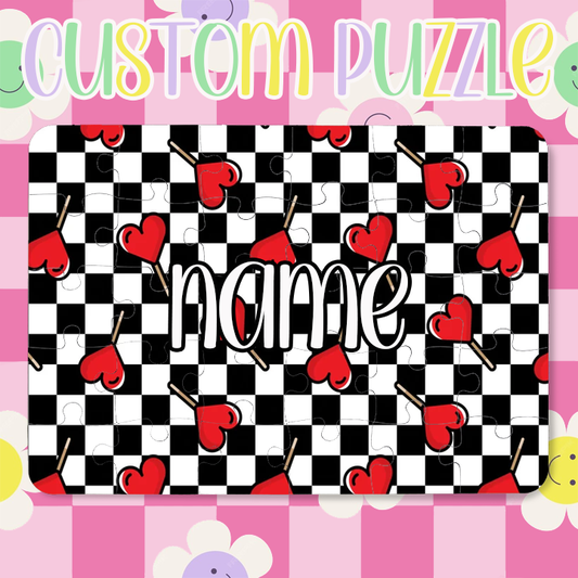 Custom Valentine Puzzle w/ Name V13