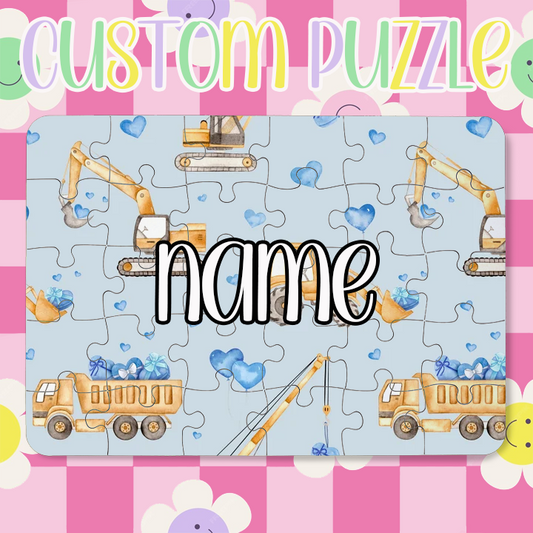 Custom Valentine Puzzle w/ Name V16