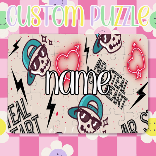 Custom Valentine Puzzle w/ Name V17