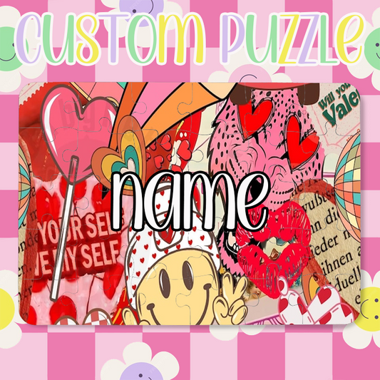 Custom Valentine Puzzle w/ Name V19