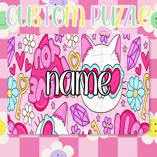 Custom Valentine Puzzle w/ Name V21