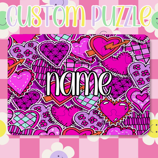 Custom Valentine Puzzle w/ Name V2